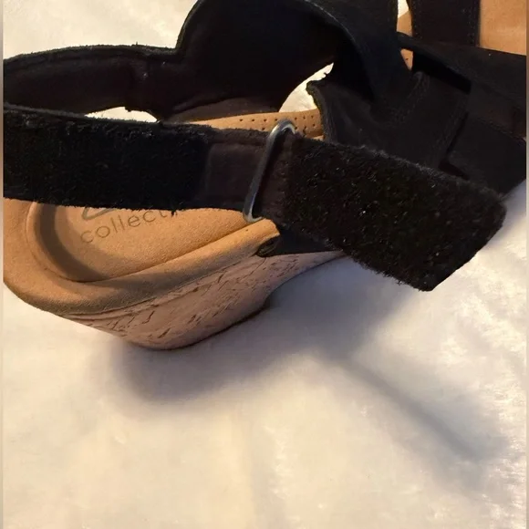 Clark’s Cork Wedge Sandals - Picture 13 of 14